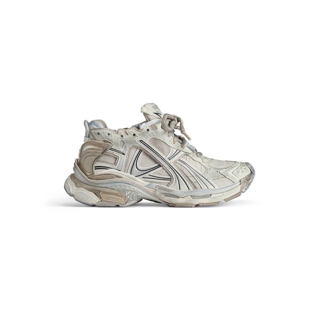 Men’s Runner Sneaker  in Beige - Image 1